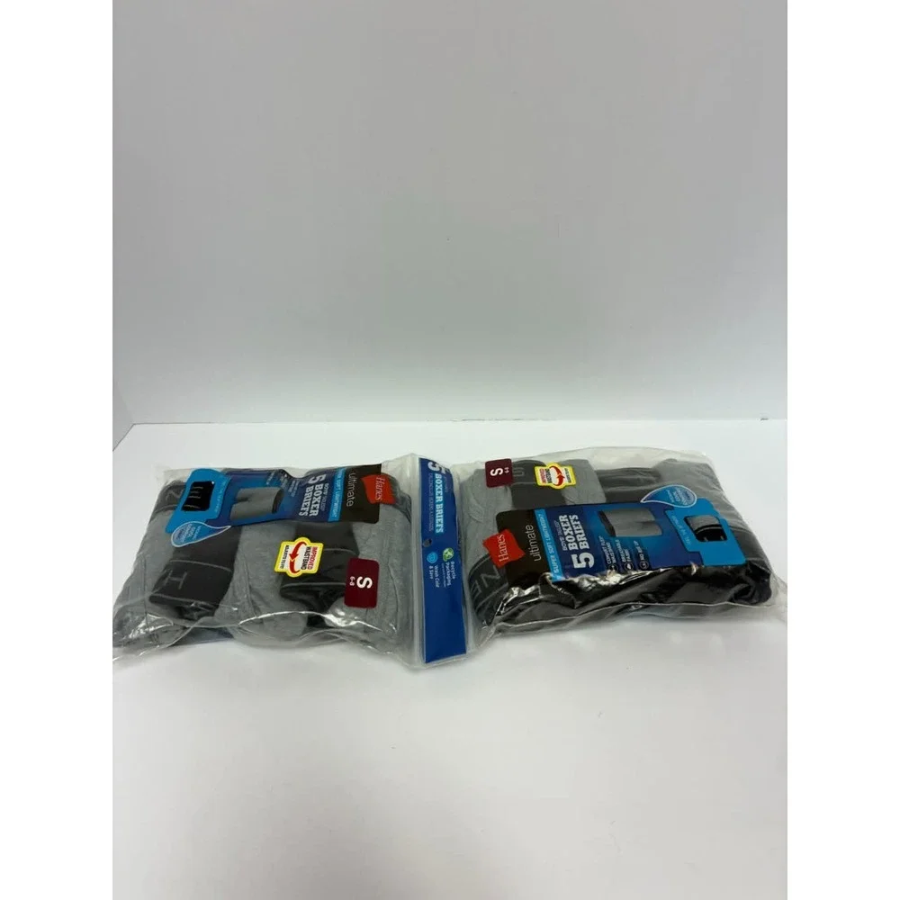 Hanes Boys Boxer Briefs 10 Pack (2x5) Size Small 6-8 Tagless Comfort Flex Lightw
